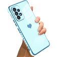 Pouzdro pro Samsung Galaxy A53 5G, Electro heart, modré