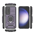 Pouzdro pro Samsung Galaxy S24, KickStand Camera Lens, fialové