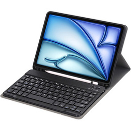 Pouzdro + klávesnice Apple iPad Air 11" 6 gen. 2024, Leather Pen Slot, černé