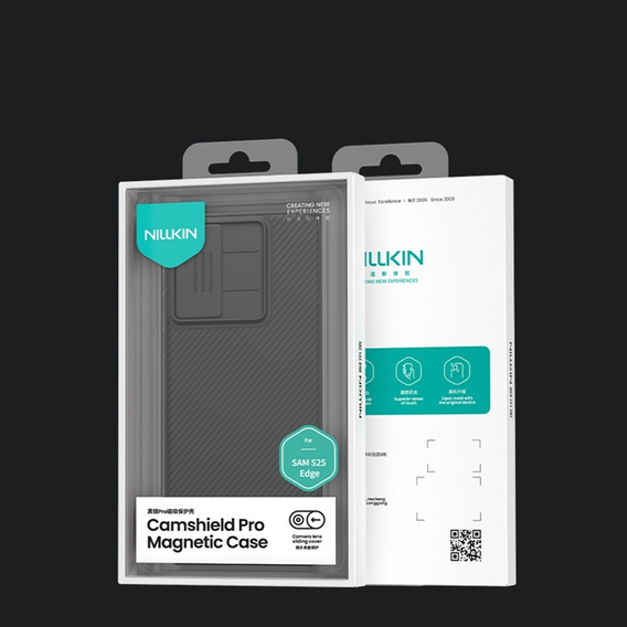 Pouzdro Nillkin pro Samsung Galaxy S25 Edge, CamShield Pro MagSafe, černé