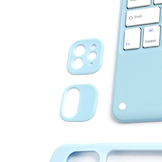 Pouzdro + klávesnice iPad Air 10.9 4 2020 / 5 2022 / iPad Pro 11 2022 / 2021 / 2020, Touchpad Pen Slot, modré