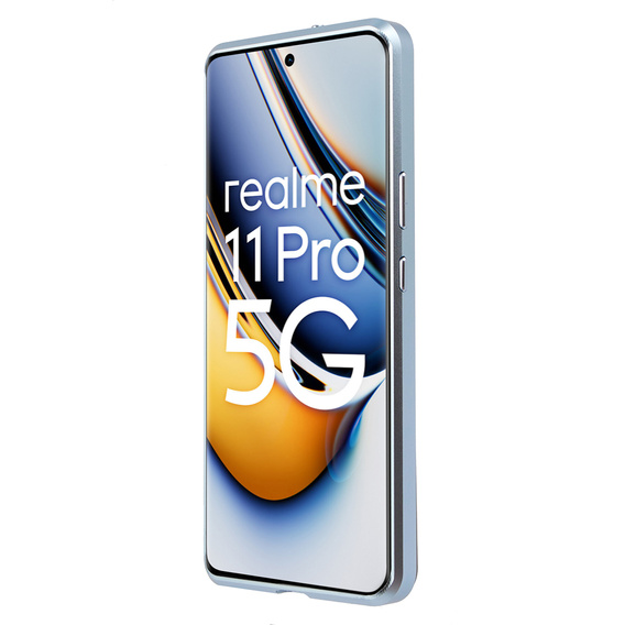 Pouzdro pro Realme 11 Pro 5G / Pro+ 5G, Frame Case, modré