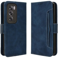 Klopové pouzdro pro Oppo Reno 12 Pro, Card Slot, námořnicky modré