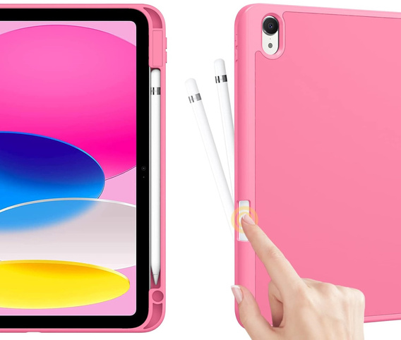 Pouzdro pro iPad 11" 2025 A16 (11 gen.) / iPad 10.9" 2022 (10 gen.), Smartcase, růžové