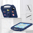Dětské pouzdro pro Xiaomi Pad 7 / 7 Pro, Cute Patterns, se stojánkem, námořnicky modré