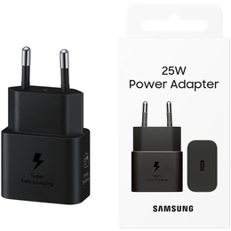 Síťová nabíječka Samsung EP-T2510NBEGEU 25 W USB-C (černá)