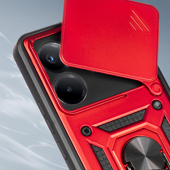 Pouzdro pro Xiaomi Redmi Note 14 4G, CamShield Slide, červené
