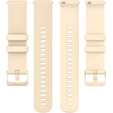 Pasek Silikonowy 18mm do Garmin Vivomove 3S / Vivoactive 4S, Beige