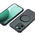 Matné pouzdro pro Oppo Reno 14F, pro MagSafe, průsvitné černé