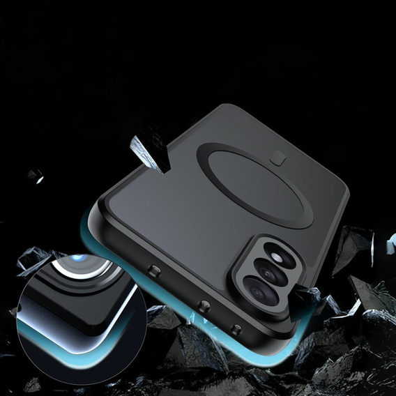 Pouzdro pro OnePlus Nord 5, pro MagSafe, ERBORD Matt Case, černý