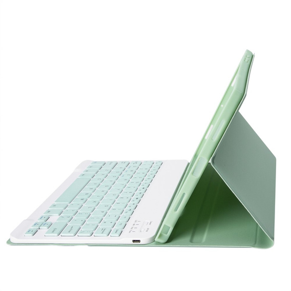Pouzdro + klávesnice Samsung Galaxy Tab S6 Lite 10.4, Pen Slot, zelené