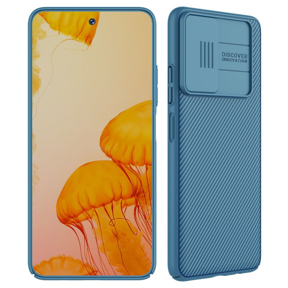 Pouzdro pro Xiaomi Poco M4 Pro 5G / Redmi Note 11S 5G, obrněné Nillkin, CamShield Pro, modré