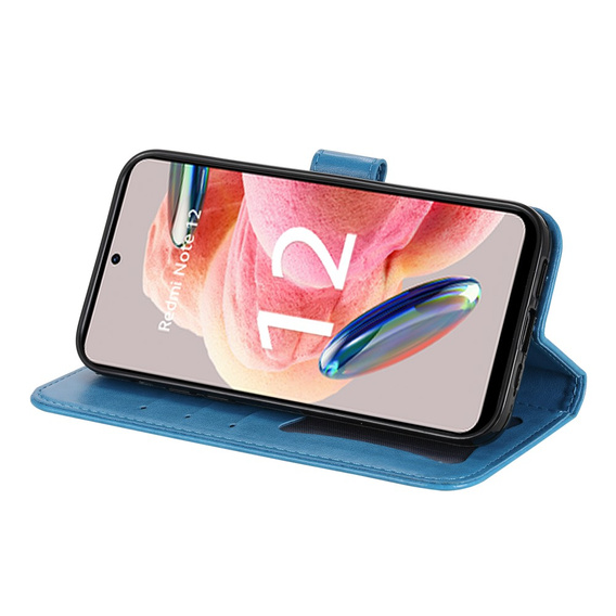 Klopové pouzdro pro Xiaomi Redmi Note 12 4G, Mandala Flower, modré