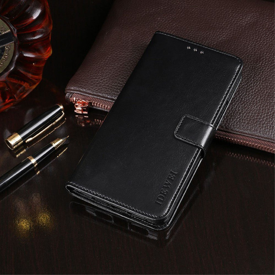 Klopové pouzdro pro Infinix Zero Ultra, IDEWEI Wallet, černé