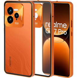 Pouzdro pro Realme GT 7 Pro, Frame Case, oranžové