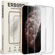 2x tvrzené sklo pro iPhone 11 Pro, ERBORD 9H Hard Glass na displeji