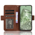 Klopové pouzdro pro Google Pixel 8A, Card Slot, hnědé