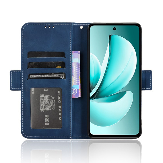 Klopové pouzdro pro Realme C71, Card Slot, námořnicky modré