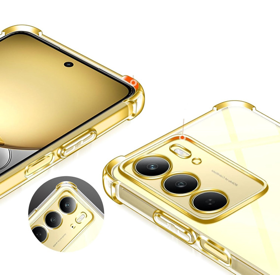 Pouzdro pro Realme 14X / Realme C75, Dropproof, průhledné