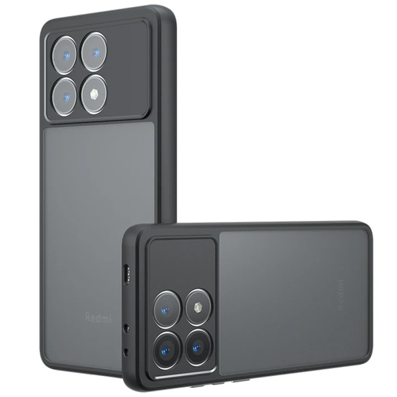 Pouzdro pro Xiaomi Poco X6 Pro 5G, Fusion Hybrid, s ochranou fotoaparátu, transparentní / černé