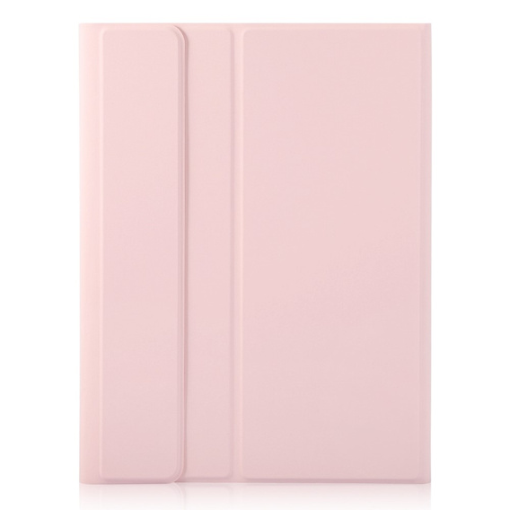 Pouzdro + klávesnice iPad 10.9 2022 10 Gen, TouchPad Pen Slot, růžové rose gold