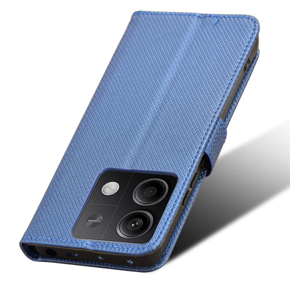 Klopové pouzdro pro Xiaomi Redmi Note 13 5G, Wallet Smart Magnet, modré