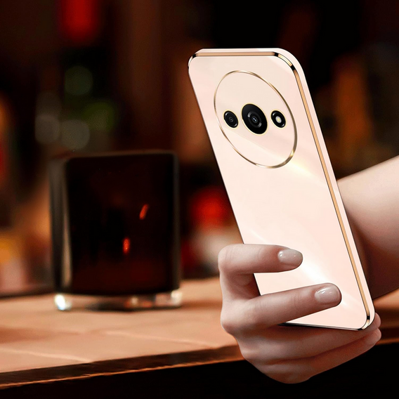 Pouzdro pro Xiaomi Redmi A3, Glamour CamShield, růžové rose gold