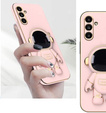 Pouzdro pro Samsung Galaxy A56 5G, Astronaut, růžové