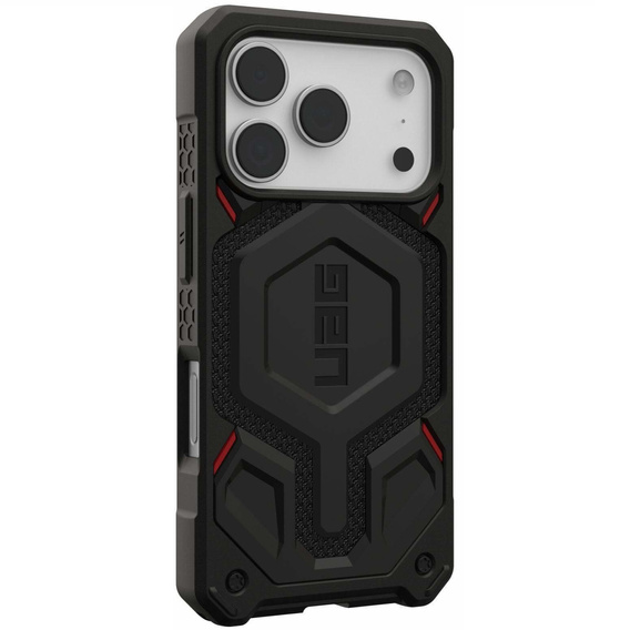 Pouzdro Urban Armor Gear pro iPhone 17 Pro Max, Monarch Pro Kevlar MagSafe, Kevlar Black