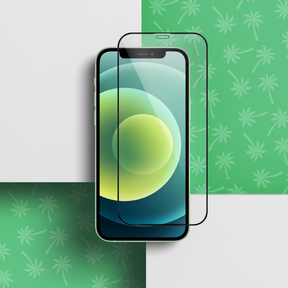 Tvrzené sklo 5D Full Glue Smart Palm pro iPhone 12/12 Pro