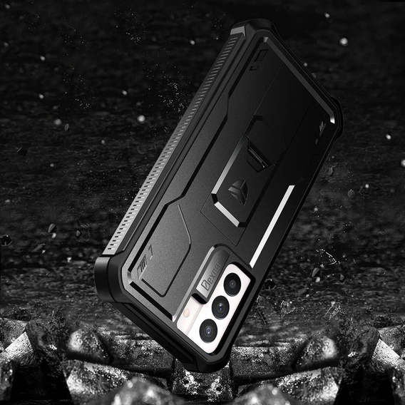 Pancéřové pouzdro pro Samsung Galaxy S21 FE, Dexnor Full Body, černé