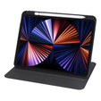 Pouzdro pro iPad Pro 11" 2022/2021/2020 (4/3/2 gen.), s prostorem pro stylus, otočné o 360°, černé
