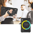 Obrněné pouzdro pro Samsung Galaxy Tab S10 Lite / S10 FE / S9 FE, ochranné 360 se slotem na stylus, černé