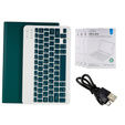 Pouzdro + klávesnice Lenovo Tab M10 Plus Gen 3 TB-125F TB-128F, tmavě zelené
