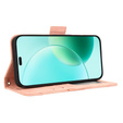 Klopové pouzdro pro Honor 400 Lite, Card Slot, růžové