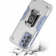 Pouzdro pro Samsung Galaxy A33 5G, Dual-Layer Armor, stříbrné