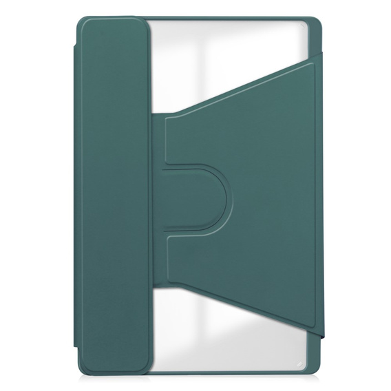 Pouzdro s klávesnicí pro Lenovo Tab M11, Rotary 360° Leather, tmavě zelené