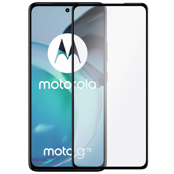 3D tvrzené sklo pro Motorola Moto G72, černé