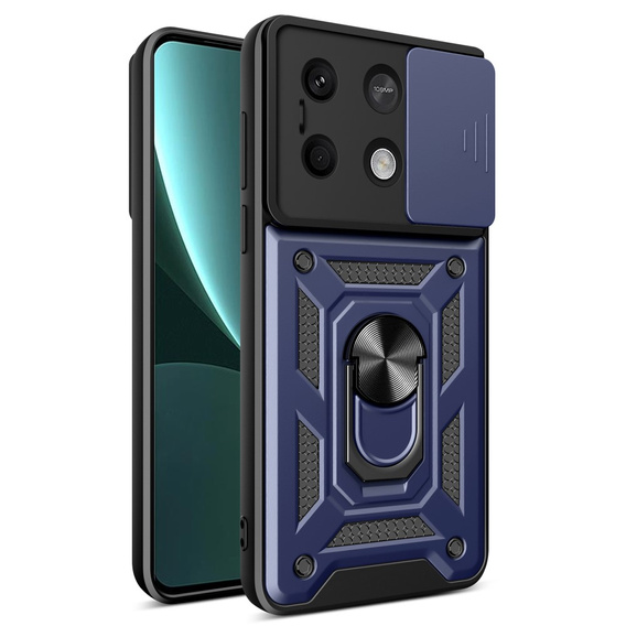 Pouzdro pro Xiaomi Redmi Note 13 5G, CamShield Slide, modré