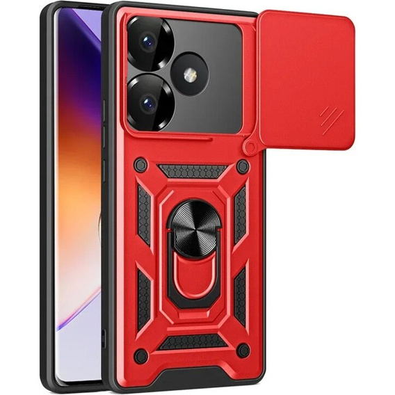 Pouzdro pro Xiaomi Redmi 13, CamShield Slide, červené