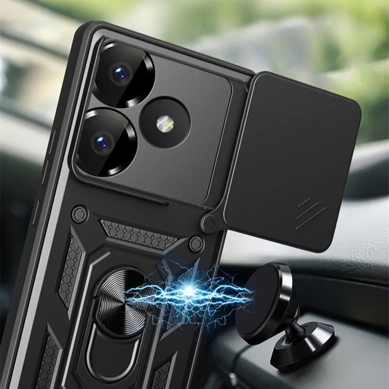 Pouzdro pro Xiaomi Redmi 13, CamShield Slide, černé