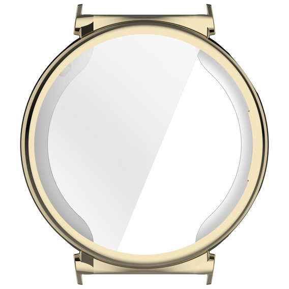 Pouzdro 2v1 s ochranou displeje pro Huawei Watch GT 5 Pro 42mm, zlaté