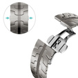 Bransoleta Stainless Segments do Apple Watch 1/2/3/4/5/6/7/8/SE/ULTRA 42/44/45/49MM, Silver