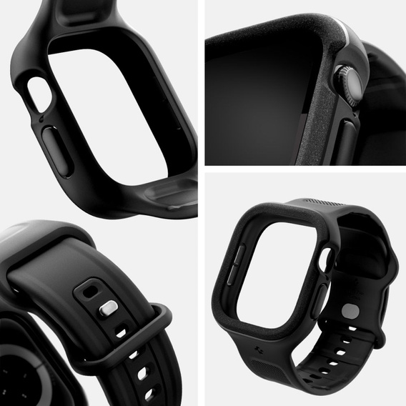 Etui Pasek SPIGEN do Apple Watch 4/5/6/7/SE 44/45mm, Rugged Armor Pro, Charcoal Grey