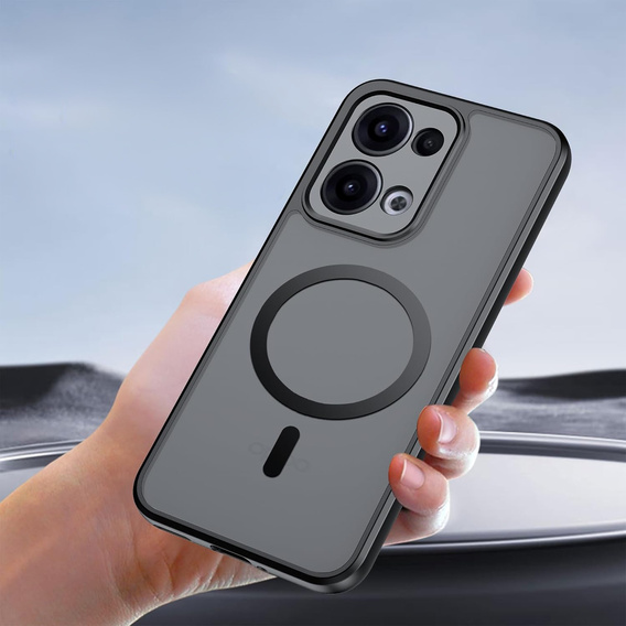 Pouzdro pro Oppo Reno 13, pro MagSafe, ERBORD Matt Case, černý