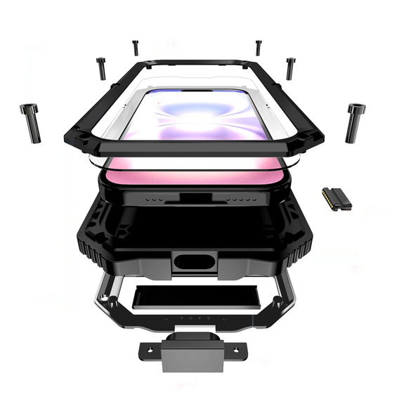 Pouzdro s podstavcem R-JUST pro iPhone 17