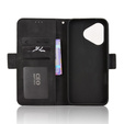 Klopové pouzdro pro Honor 400 Lite, Card Slot, černé