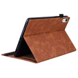 Pouzdro pro iPad 10.9 2022 10 Gen, Classic, s prostorem pro stylus, hnědé