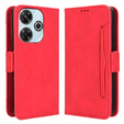 Klopové pouzdro pro Xiaomi Redmi 13, Card Slot, červené