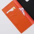 Kožené pouzdro pro Samsung Galaxy S20 Ultra, ERBORD Grain Leather, oranžové